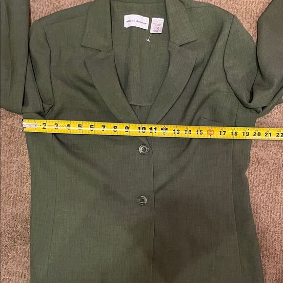 Alfred Dunner Green Pencil Skirt Suit - Picture 8 of 9